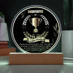 Dad Joke Undefeated Champion Acrylic Plaque Award