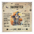 Daughter Halloween Inspired Zodiac Necklace - Put Your Hat On and Don't Hide Your Magic