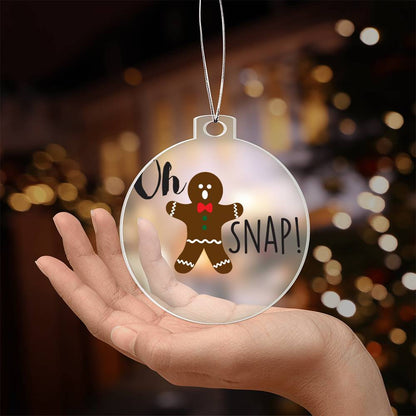 Gingerbread Acrylic Keepsake Ornament