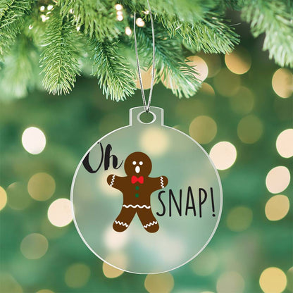 Gingerbread Acrylic Keepsake Ornament