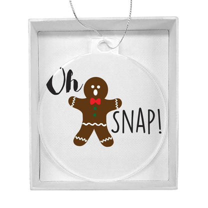 Gingerbread Acrylic Keepsake Ornament