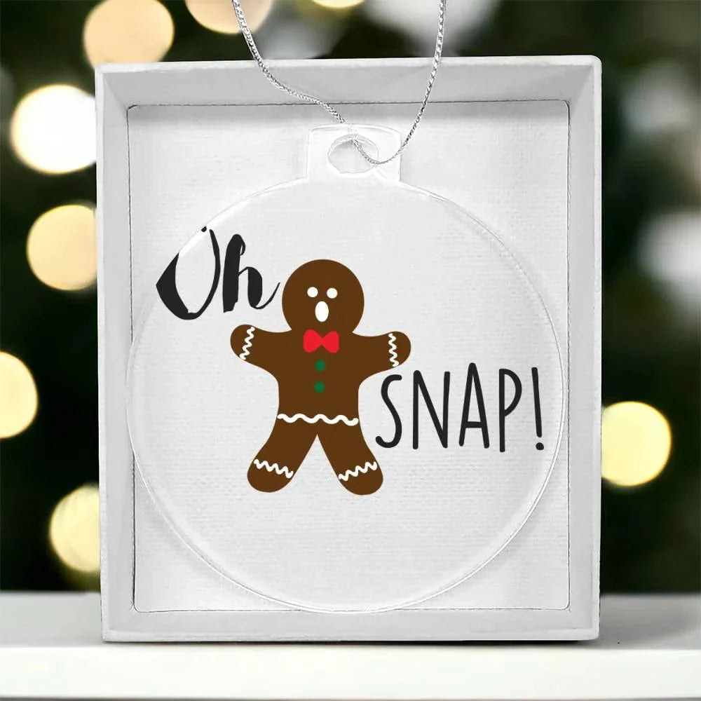 Gingerbread Acrylic Keepsake Ornament