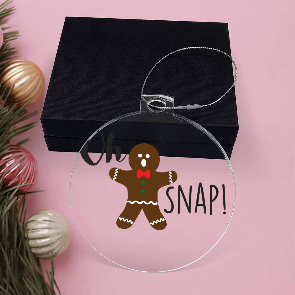 Gingerbread Acrylic Keepsake Ornament