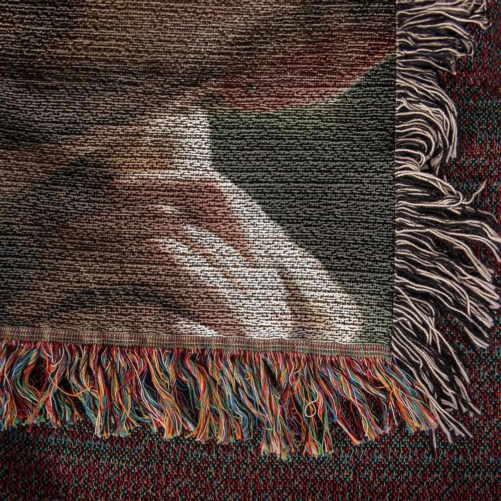 Gift for Dad, Mom, Grandparents - Personalized Photo Upload Heirloom Blanket