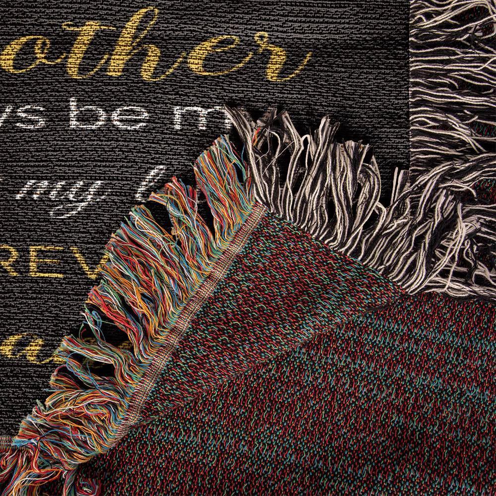 To My Granddaughter My Love Will Follow You Personalized Heirloom Woven Blanket