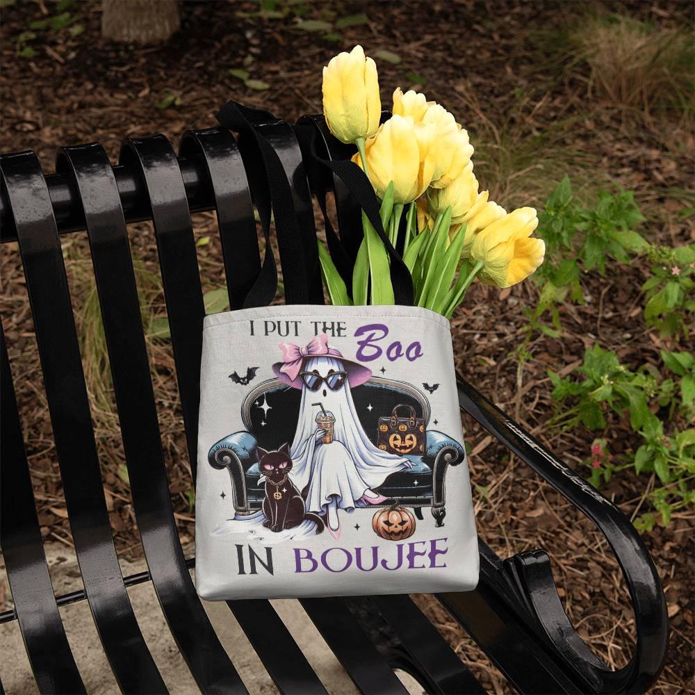 Halloween Tote Bag - I Put the Boo in the Boujee - Mallard Moon Gift Shop
