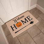 Halloween Welcome Home Rubber Backed Doormat