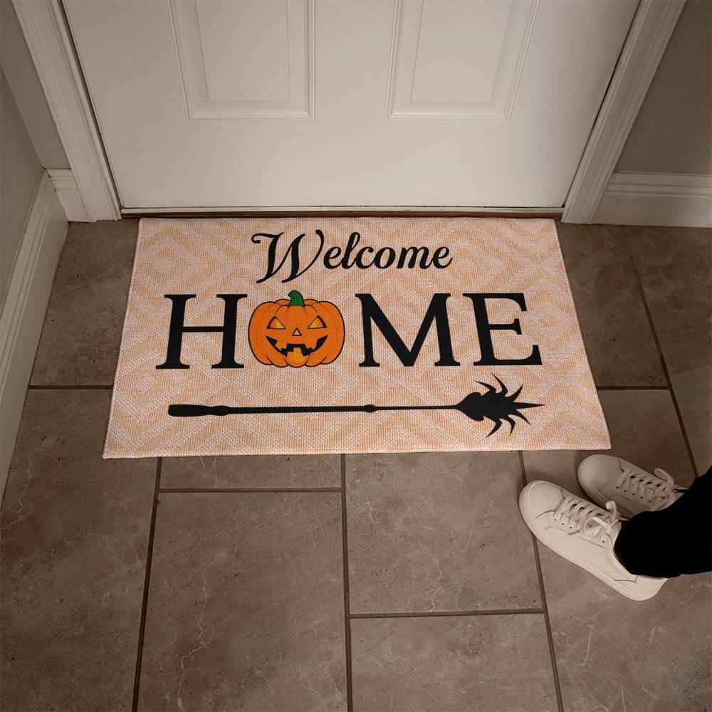 Halloween Welcome Home Rubber Backed Doormat - Mallard Moon Gift Shop
