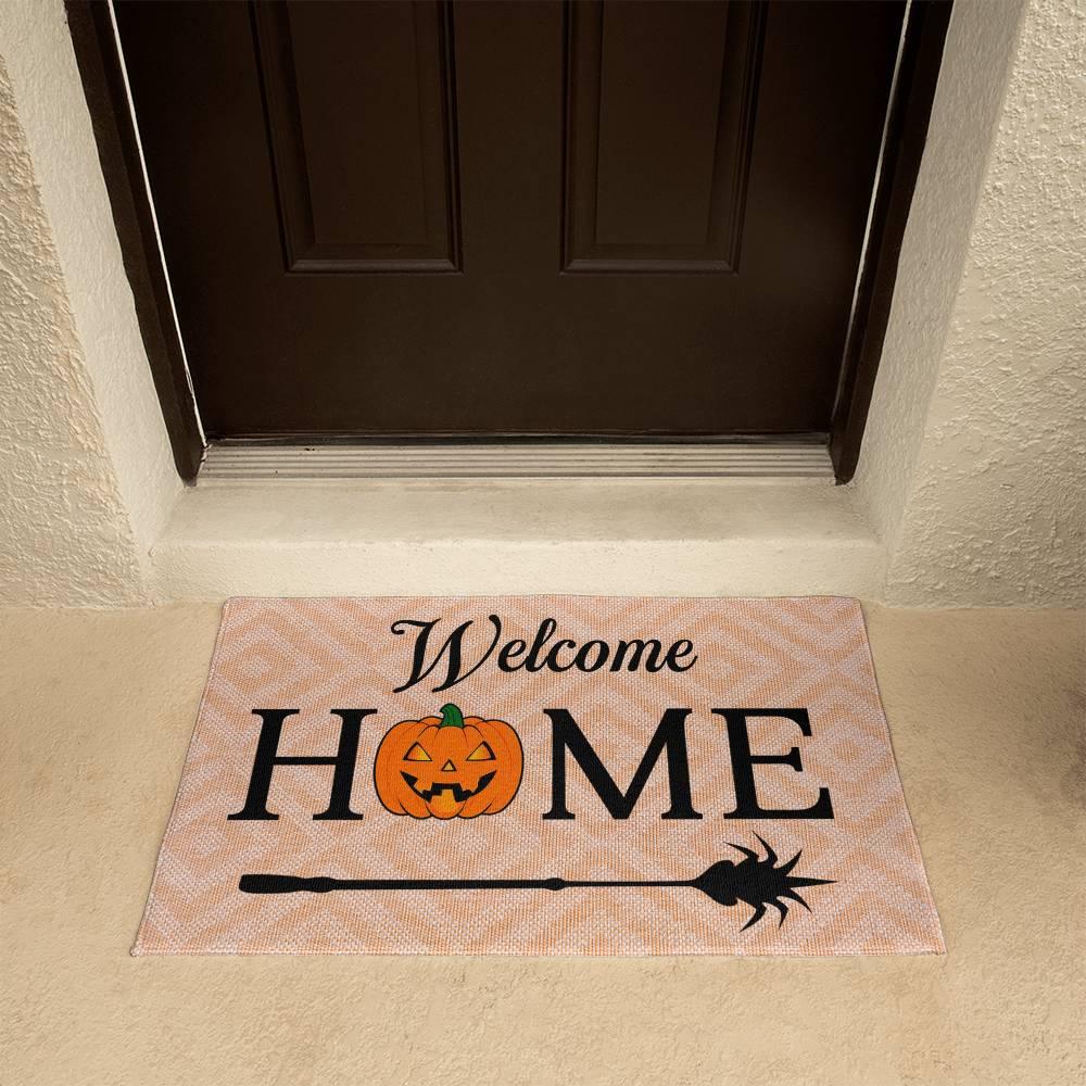 Halloween Welcome Home Rubber Backed Doormat - Mallard Moon Gift Shop