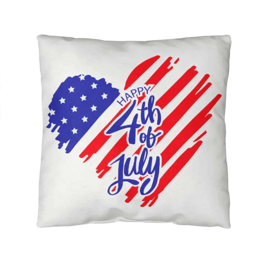 Heart of America Patriotic Indoor-Outdoor Pillow