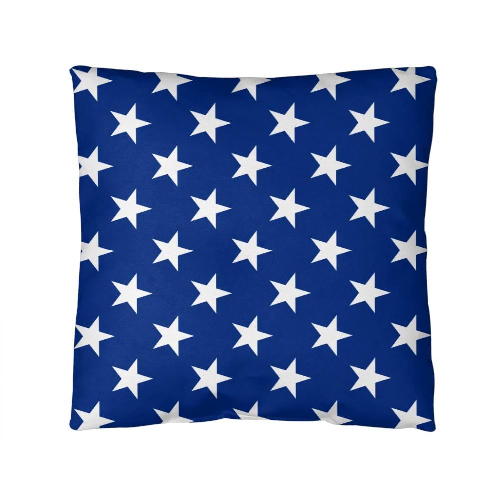 American Flag Stars and Stripes Patriotic Indoor-Outdoor Pillow - Mallard Moon Gift Shop