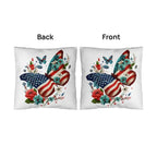 Patriotic Butterfly Comfy Indoor-Outdoor Pillow