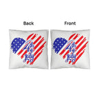 Heart of America Patriotic Indoor-Outdoor Pillow