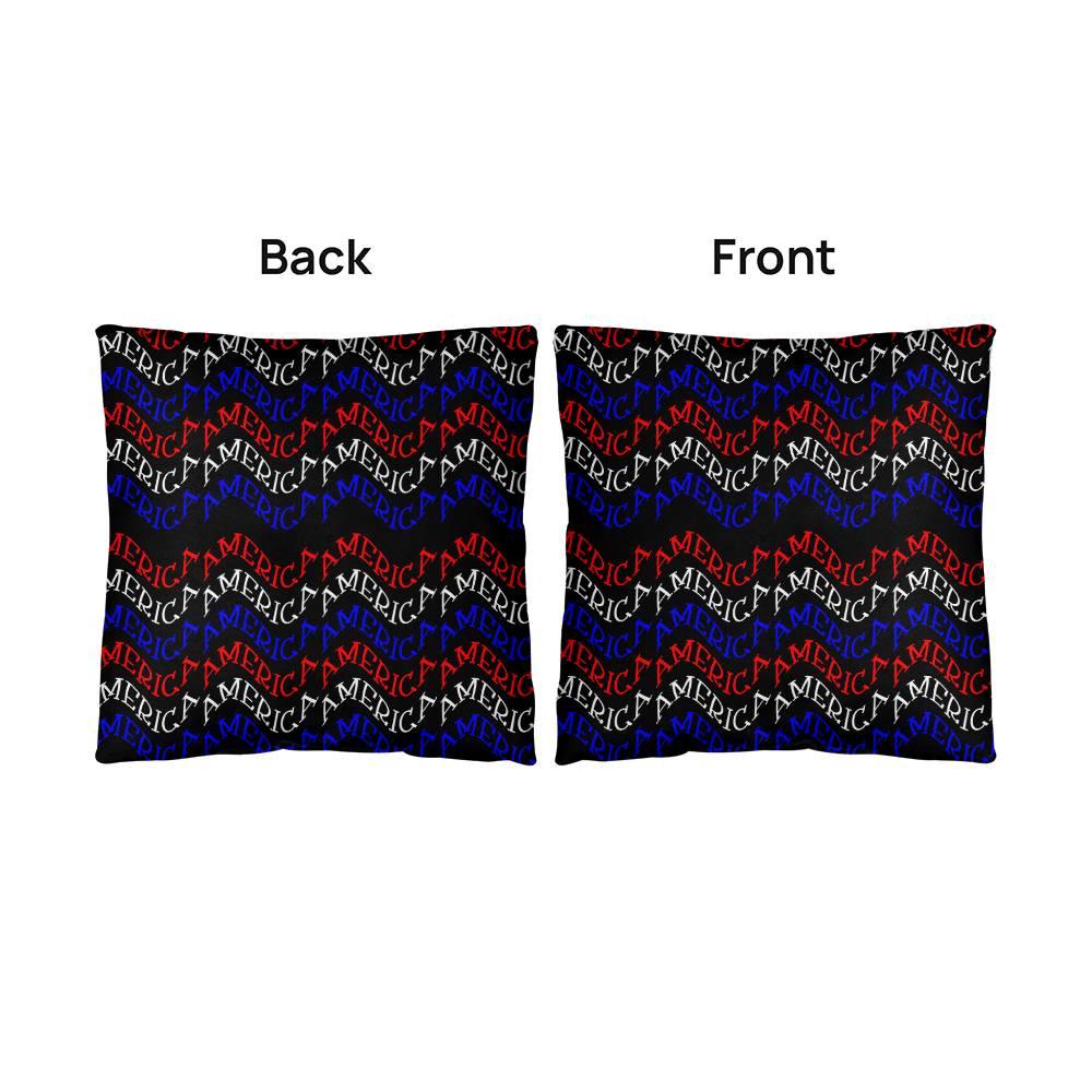 America Patriotic Home Decor Indoor-Outdoor Polyester Printed Pillow - Mallard Moon Gift Shop