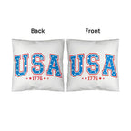USA 1776 Patriotic Indoor-Outdoor Pillow