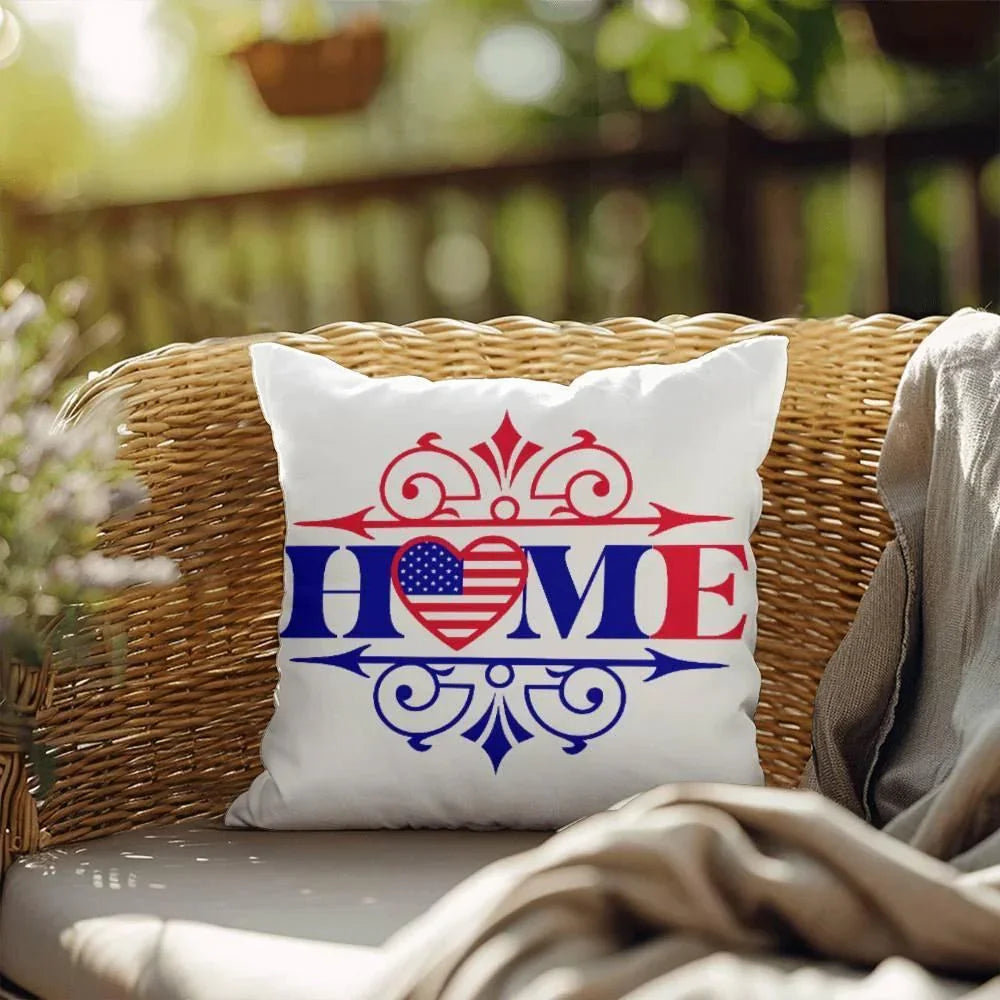 Patriotic Home Comfy Indoor-Outdoor Pillow