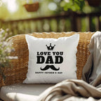 Father's Day Gift - I Love You Dad - Indoor Outdoor Pillow