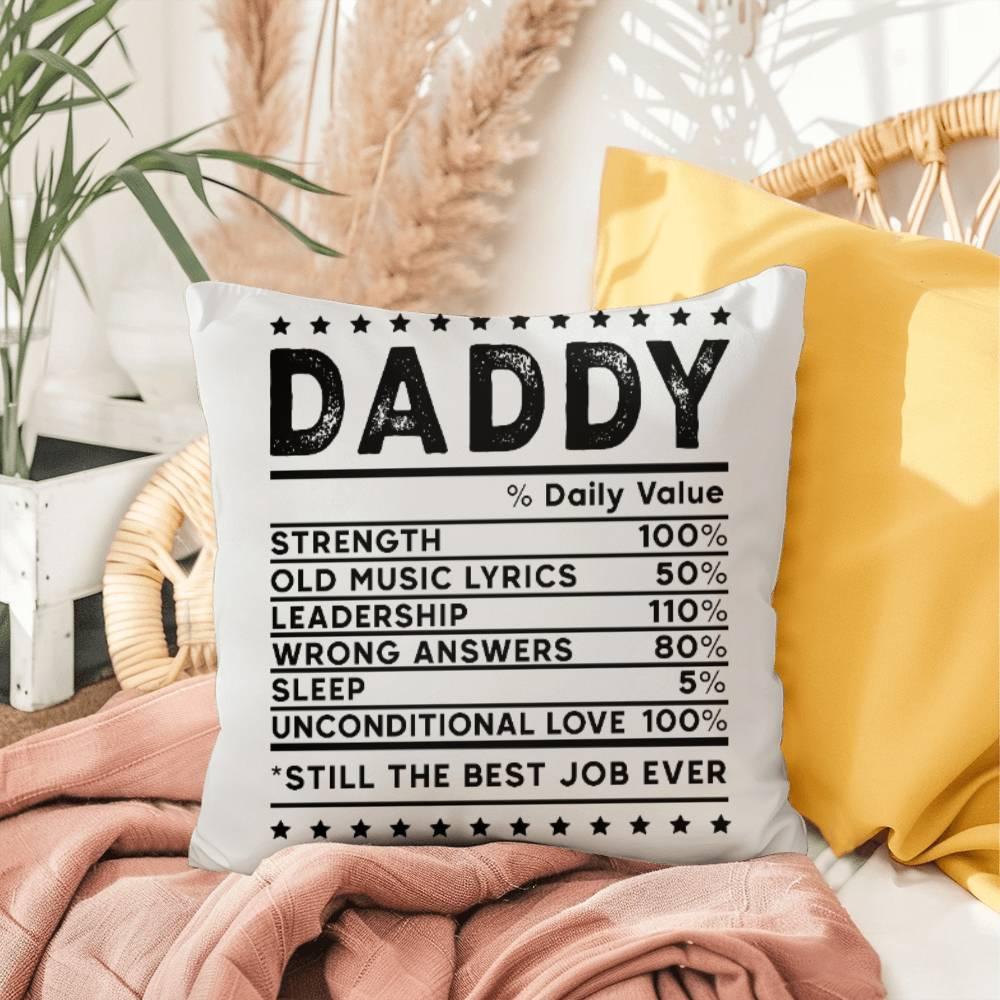 Daddy Recipe Comfy Indoor-Outdoor Pillow - Mallard Moon Gift Shop