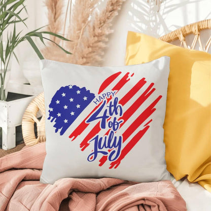 Heart of America Patriotic Indoor-Outdoor Pillow - Mallard Moon Gift Shop