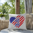 Heart of America Patriotic Indoor-Outdoor Pillow