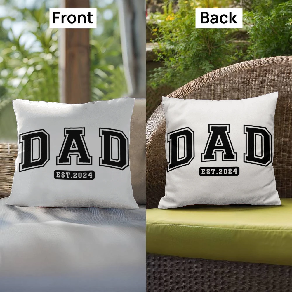 Dad 2024 Comfy Indoor-Outdoor Pillow