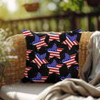 America Stars Patriotic Indoor-Outdoor Pillow