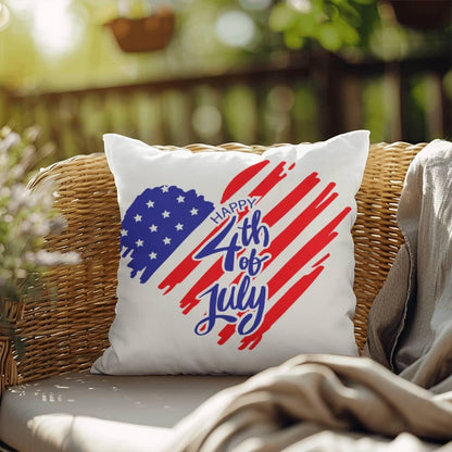 Heart of America Patriotic Indoor-Outdoor Pillow - Mallard Moon Gift Shop