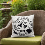 First Father's Day Drinking Buddy Comfy Indoor-Outdoor Pillow