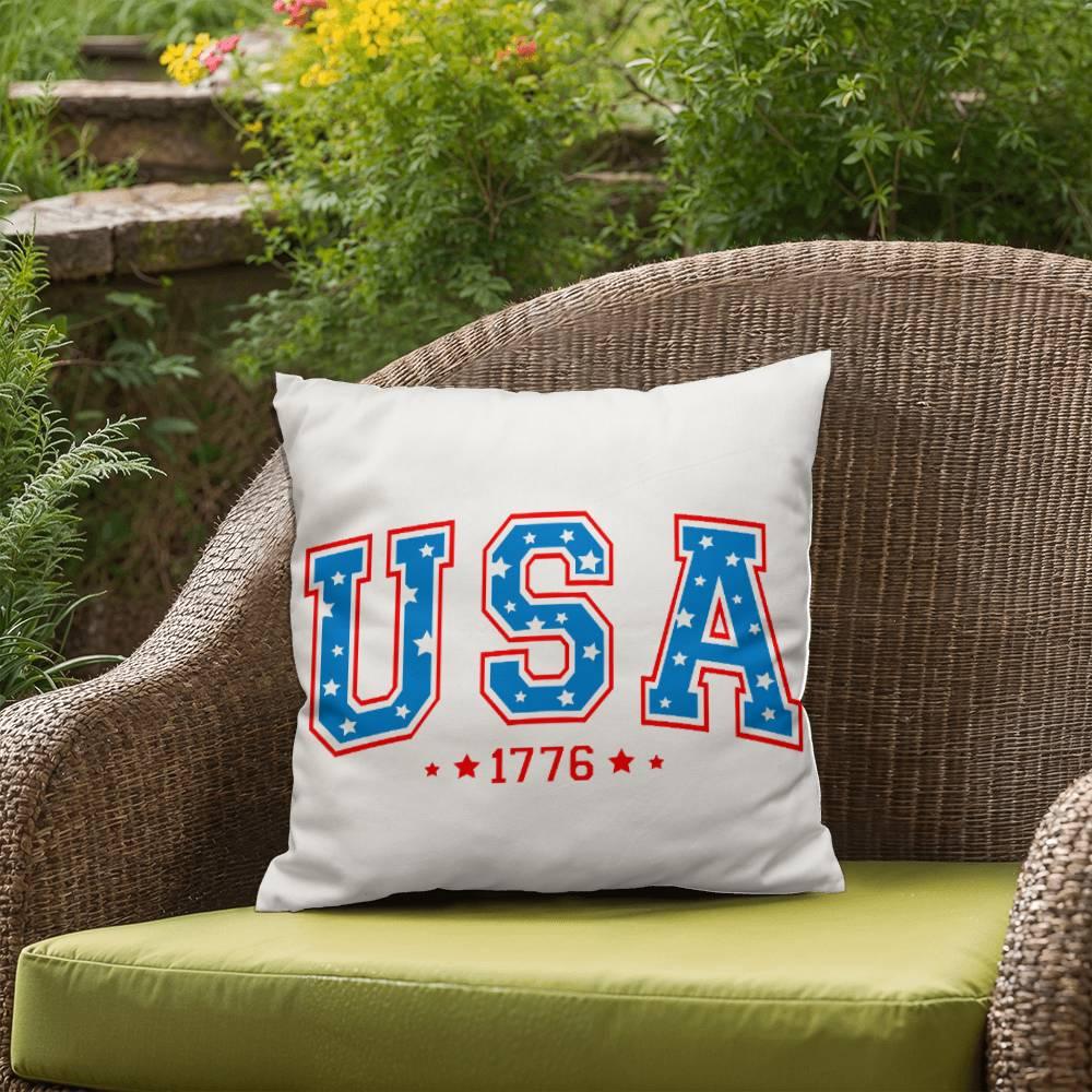 USA-1776 Comfy Indoor-Outdoor Pillow - Mallard Moon Gift Shop