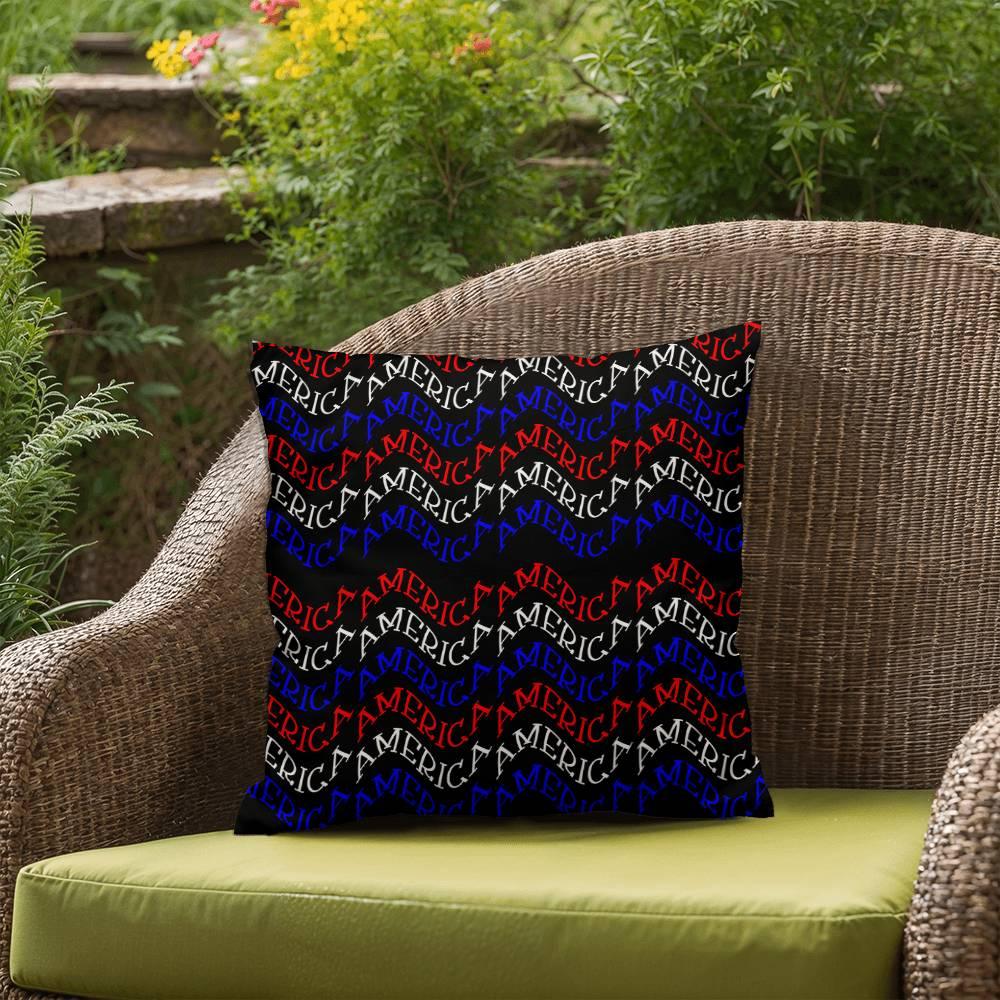 America Patriotic Home Decor Indoor-Outdoor Polyester Printed Pillow - Mallard Moon Gift Shop