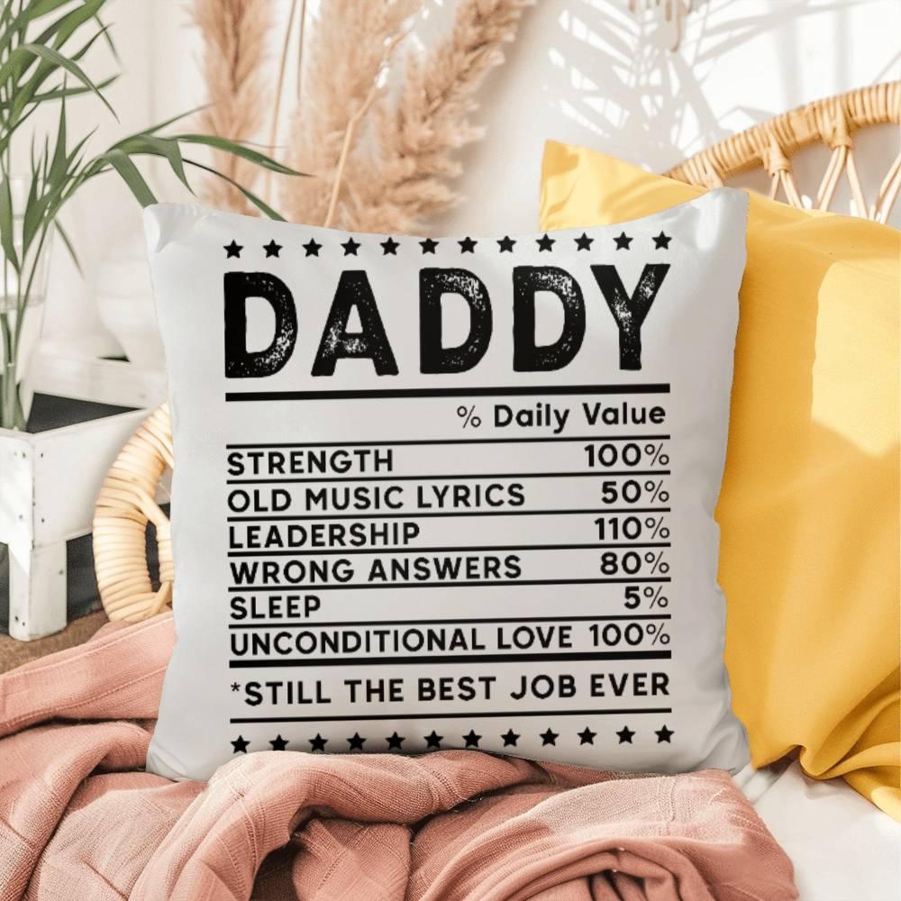 Daddy Recipe Comfy Indoor-Outdoor Pillow - Mallard Moon Gift Shop