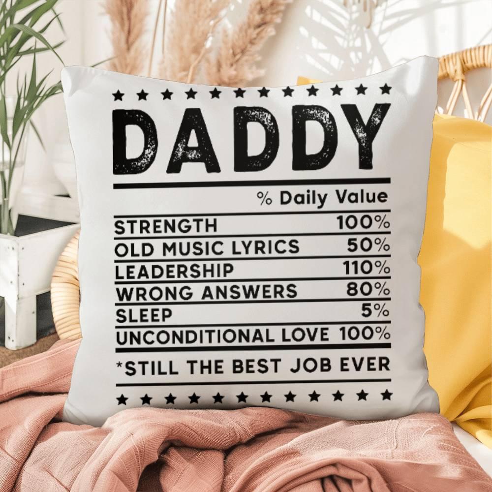 Daddy Recipe Comfy Indoor-Outdoor Pillow - Mallard Moon Gift Shop