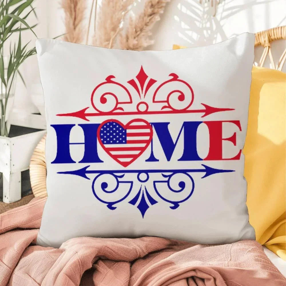 Patriotic Home Comfy Indoor-Outdoor Pillow