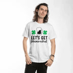 Let's Get Shamrocked St. Patrick’s Day T-Shirt – Funny Irish Drinking Tee for Men & Women – Unisex Cotton Crew Neck