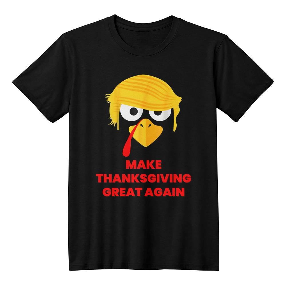 Funny Trump Turkey - Make Thanksgiving Great Again -Bella Jersey Tee Shirt - Mallard Moon Gift Shop