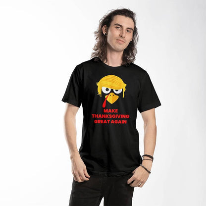 Funny Trump Turkey - Make Thanksgiving Great Again -Bella Jersey Tee Shirt - Mallard Moon Gift Shop