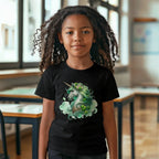 Youth St. Patrick's Day Unicorn T-Shirt – Girls Lucky Shamrock Tee – Soft Cotton Crew Neck Shirt – Irish Holiday Outfit