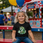 Youth St. Patrick's Day Unicorn T-Shirt – Girls Lucky Shamrock Tee – Soft Cotton Crew Neck Shirt – Irish Holiday Outfit