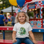 Youth St. Patrick's Day Unicorn T-Shirt – Girls Lucky Shamrock Tee – Soft Cotton Crew Neck Shirt – Irish Holiday Outfit