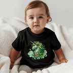 Toddler St. Patrick's Day Unicorn T-Shirt – Cute Irish Fantasy Tee – Soft Cotton Crew Neck Shirt – Lucky Shamrock Design for Girls