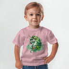 Toddler St. Patrick's Day Unicorn T-Shirt – Cute Irish Fantasy Tee – Soft Cotton Crew Neck Shirt – Lucky Shamrock Design for Girls