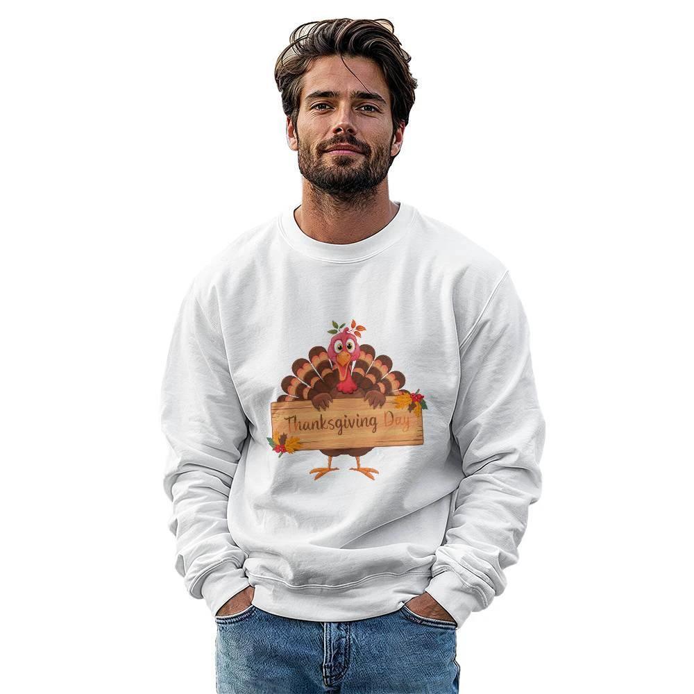 Thanksgiving Day Holiday Turkey Sweatshirt