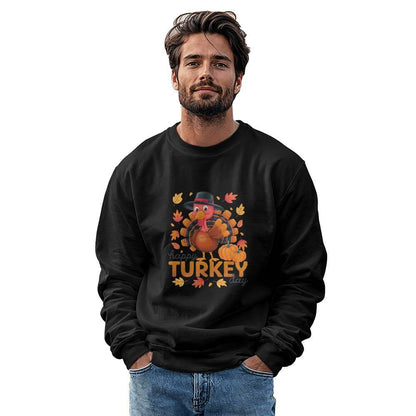 Happy Turkey Day Thanksgiving Sweatshirt - Mallard Moon Gift Shop