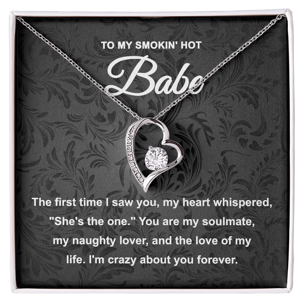 Soulmate Gift - My Naughty Lover and Love of My Life - Forever Love Pendant Necklace - Mallard Moon Gift Shop