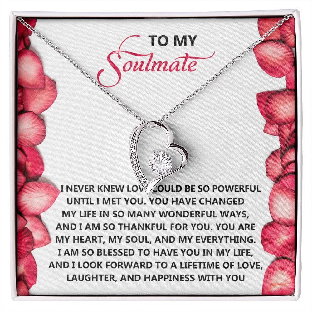 Celebrate Gratitude and Love – Romantic Necklace with Sentimental Message