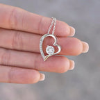 Soulmate You Take my Breath Away Forever Love Heart Necklace