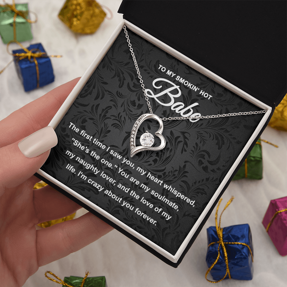 Soulmate Gift - My Naughty Lover and Love of My Life - Forever Love Pendant Necklace - Mallard Moon Gift Shop