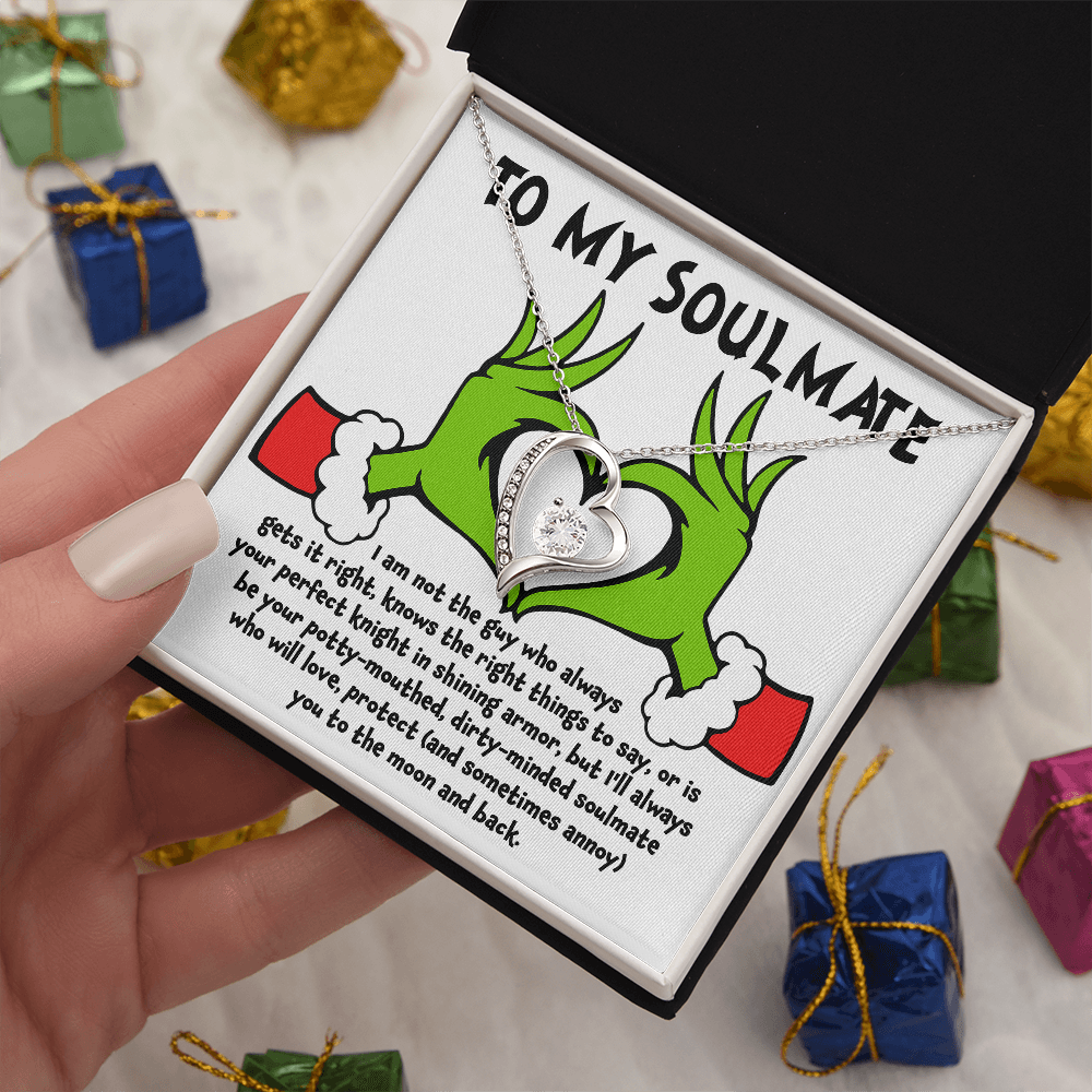 Soulmate Gift - I Am Not the Perfect Knight - Forever Love Pendant Necklace - Mallard Moon Gift Shop