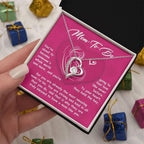 Gift for the Mom To Be You Will Soon Be Someone's Whole World Forever Love Heart Pendant Necklace
