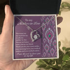 Mother-in-Law Gift You Are My Bonus Mom, My Friend Forever Love Heart Pendant Necklace